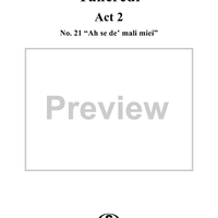 Ah se de' mali miei: No. 21 from "Tancredi", Act 2, Scene 8 - Score