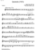 Quintetto in Sol minore (Quintet in g minor) - Violin 1