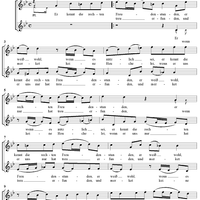 "Er kennt die rechten Freudenstunden", Duet, No. 4 from Cantata No. 93: "Wer nur den lieben Gott lässt walten" - Soprano and Alto