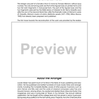 Albinoni's Adagio - Score