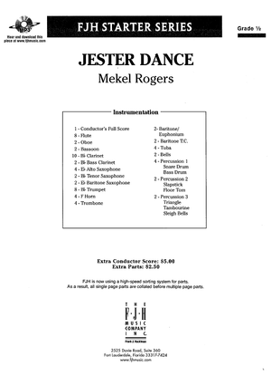 Jester Dance - Score Cover