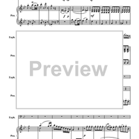 Presto - from "Concerto in Bb, K. 207" - Piano Score