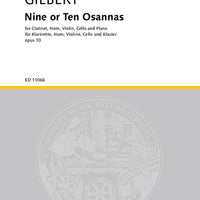 Nine or Ten Osannas - Full Score