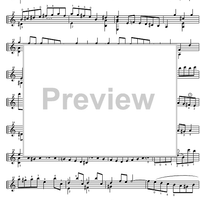 Partita No. 1 B Major BWV 1002 - Guitar