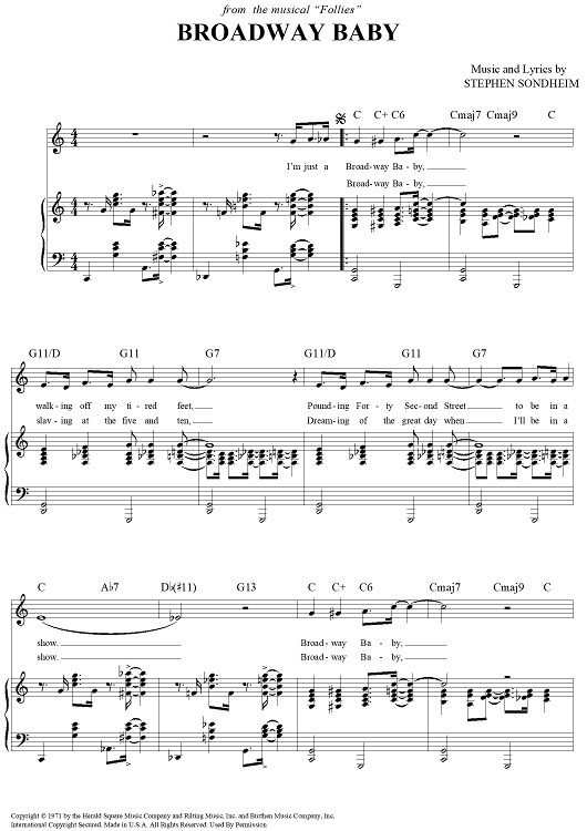 Broadway Baby