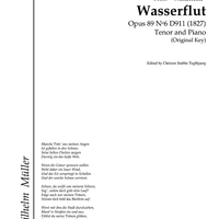 Wasserflut Op.89 No. 6 D911