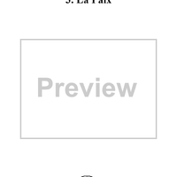 Music for the Royal Fireworks, No. 3: La Paix - Score