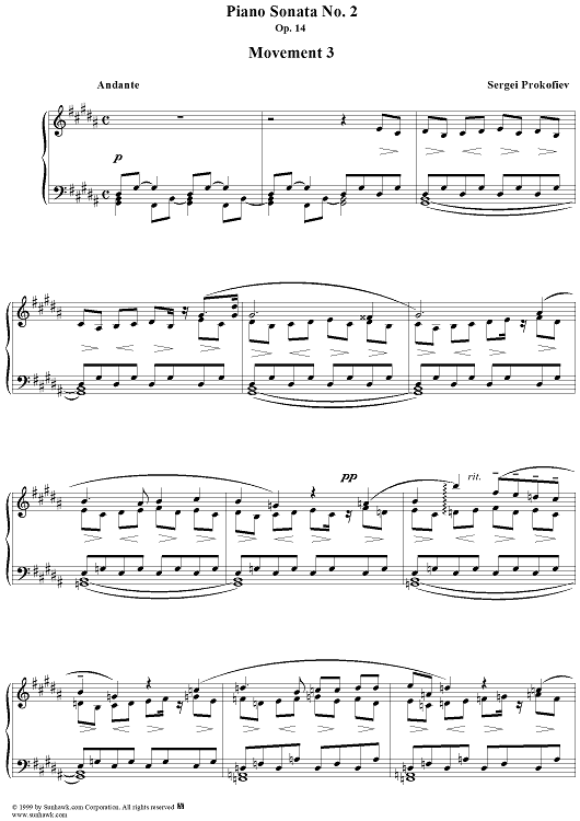 Op. 14, Movement 3