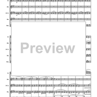 Slavonic Dance NO. 1 In C, Op.46 - Score