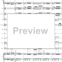 "Die Entführung aus dem Serail", Act 2, No. 14 "Vivat Bacchus, Bacchus lebe" - Full Score