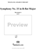 Symphony No. 33 in B-flat Major, Movement 4 - Full Score