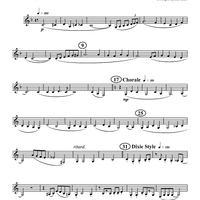 Just a Closer Walk With Thee - Clarinet 3 in B-flat (op. Alto Cl.)