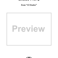 Twelve Etudes, Op. 29, No. 2: Andante moderato