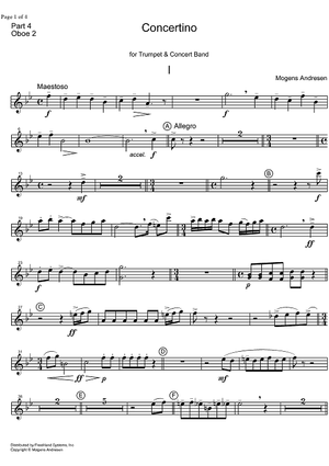 Concertino - Oboe 2