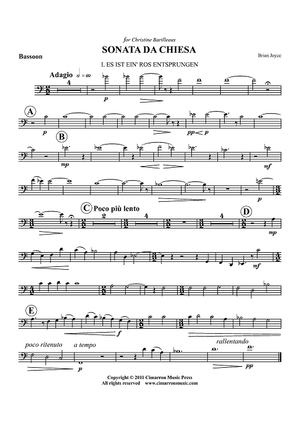 Sonata da Chiesa - Bassoon
