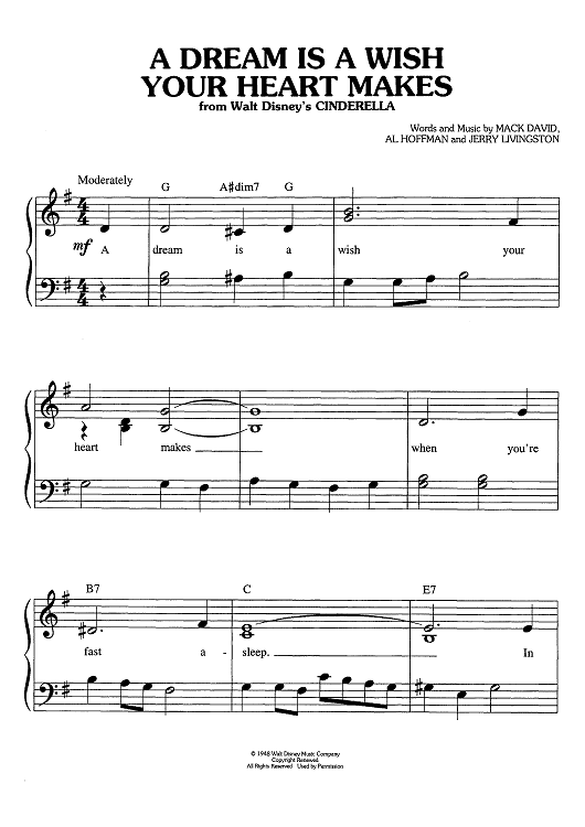 A Dream Is A Wish Your Heart Makes