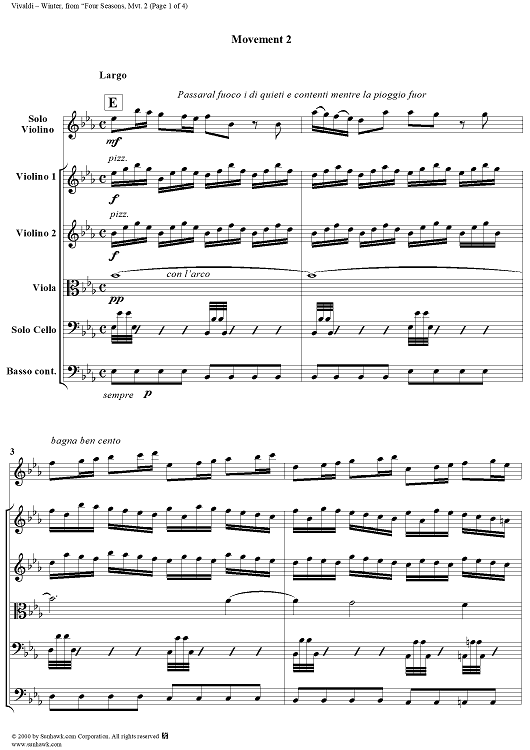 The Four Seasons, No. 4: Winter - Movement 2