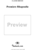 Première Rhapsodie - Clarinet