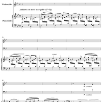 Piano Trio in D minor, Op. 49, Movt. 2 - Score