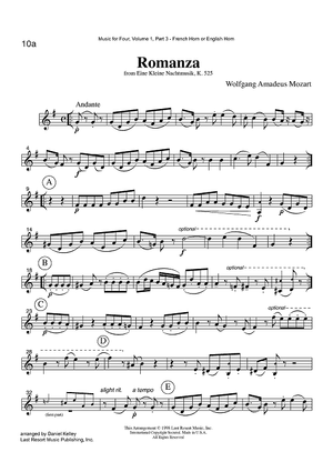 Romanza - from Eine Kleine Nachtmusik, K. 525 - Part 3 Horn or English Horn in F