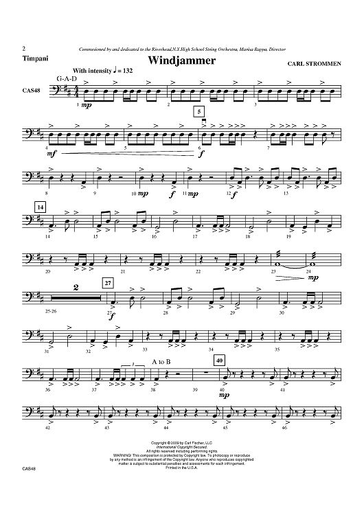 Windjammer - Timpani