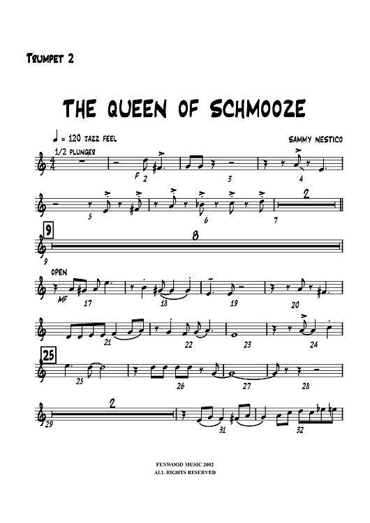 The Queen of Schmooze - Trumpet 2