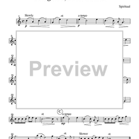 Swing Low, Sweet Chariot - Part 1 Flute, Oboe or Violin