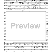 Le Tombeau de Couperin for Oboe and String Quartet - Score