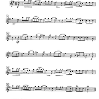 Petite musique dansante (Little dancing music) - B-flat Bass Clarinet