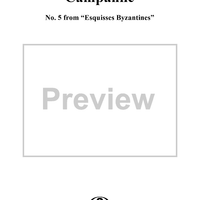 Campanile, No. 5 from "Esquisses Byzantines"