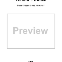Goblin's Dance, No. 8 from "Poetic Tone Pictires", Op. 85