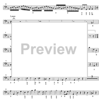 Concerto Grosso Op. 3 No. 4 - Bass