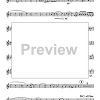 Aria - Duet from Cantata No. 78 - Clarinet 1 in Bb