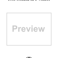 Trio Sonata in F Minor  Op. 3, No. 9 - Score