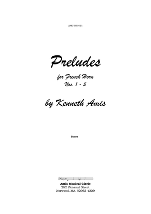 Preludes, Nos. 1-5 - Introductory Notes