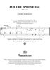 Poetry and Verse (Scherzino, Op. 26, No. 3)