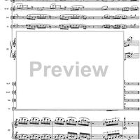 Concertino à cinq - Score