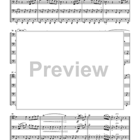 Five Pieces for Cello Quartet - Score