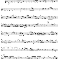 String Quartet No. 4 in C Major, K157 - Violin 1