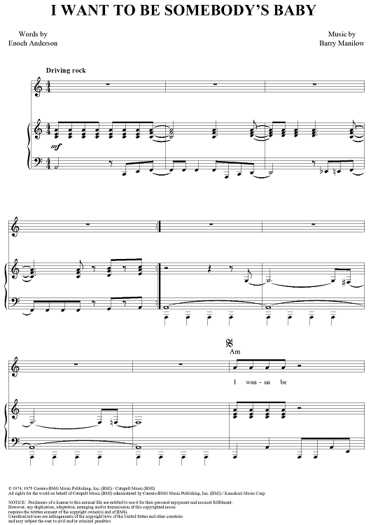 I Want To Be Somebody's Baby