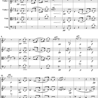 String Quartet No. 6, Movement 4 - La Malinconia - Score