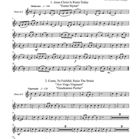 Five Easter Trios - Horn in F