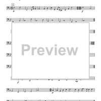 Fünffstimmigter blasender Music - Tuba