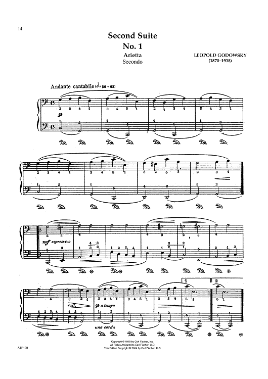 No. 1 Arietta - from Second Suite