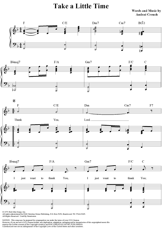 Take a Little Time  (Brownsville Edition)