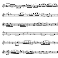 Sonata No. 6 G Major KV11 - Flute