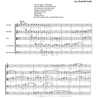 Io pur respiro - Score