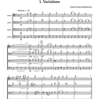 Suite Breve for Cello Quartet or Choir - Score