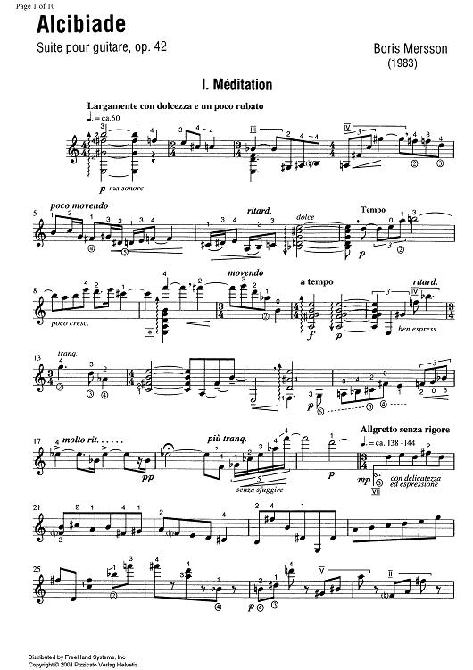 Alcibiade Op.42