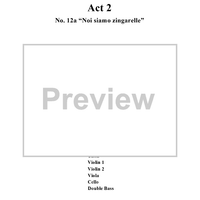 Noi siamo zingarelle, No. 12a from "La Traviata", Act 2 - Full Score